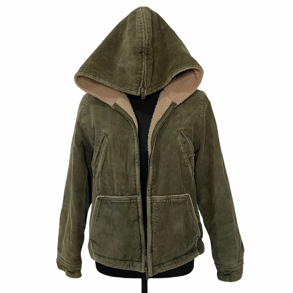 J.Crew | Vintage 90s Corduroy Olive Jacket Small